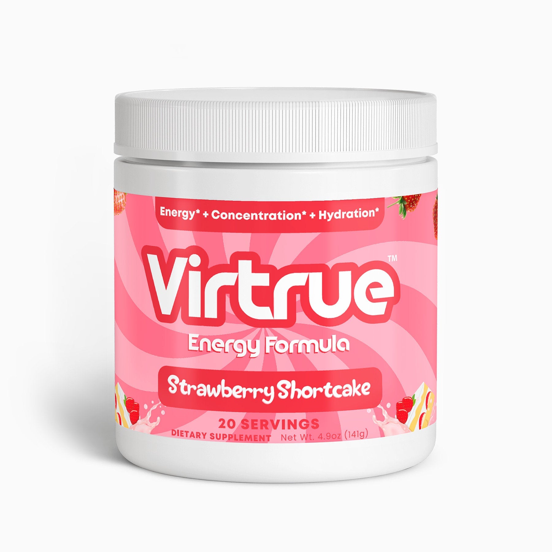 Strawberry Shortcake Pre-Workout|Sugar free