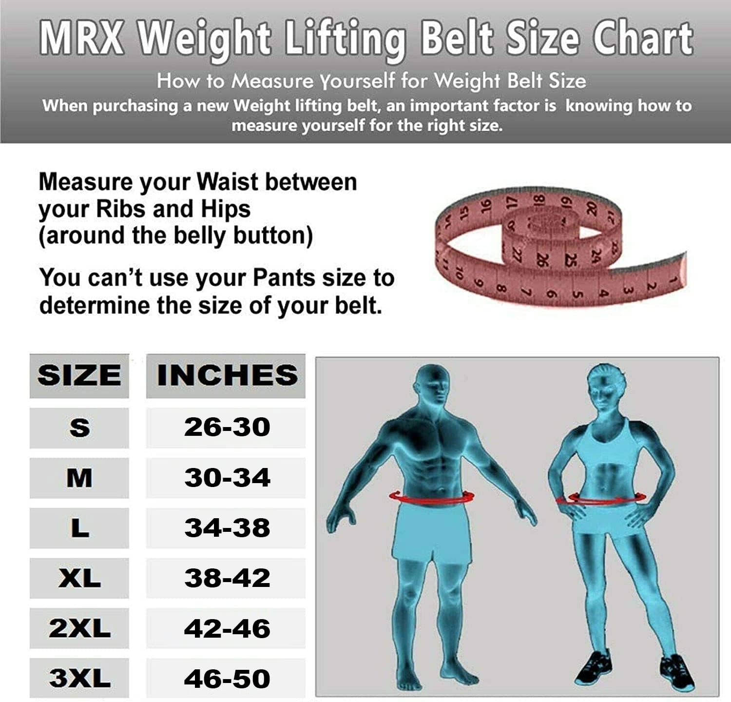 MRX Weight Lifting Belt Leather