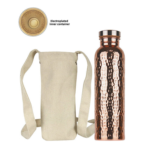 800ML Copper Water Bottle