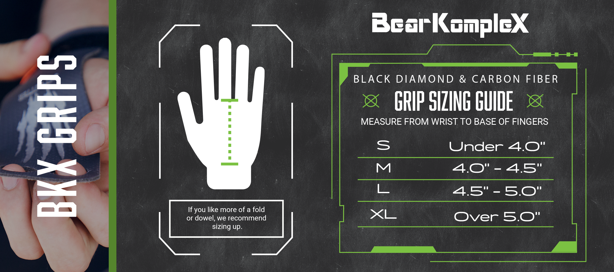 Bear KompleX 3-Hole Hand Grips