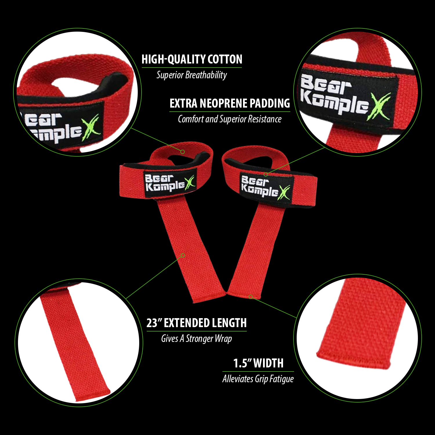 Bear KompleX Lifting Straps