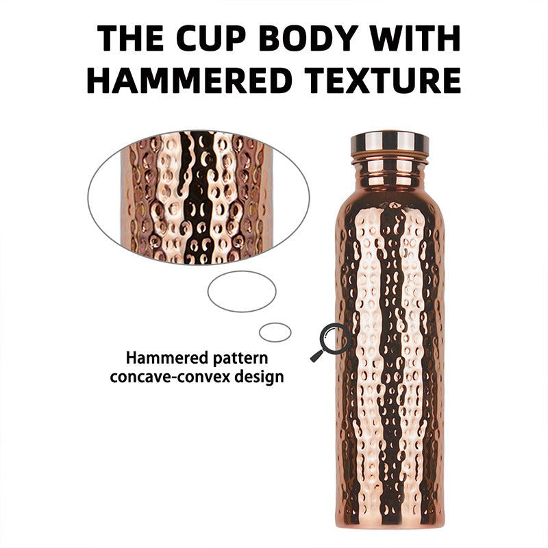 800ML Copper Water Bottle
