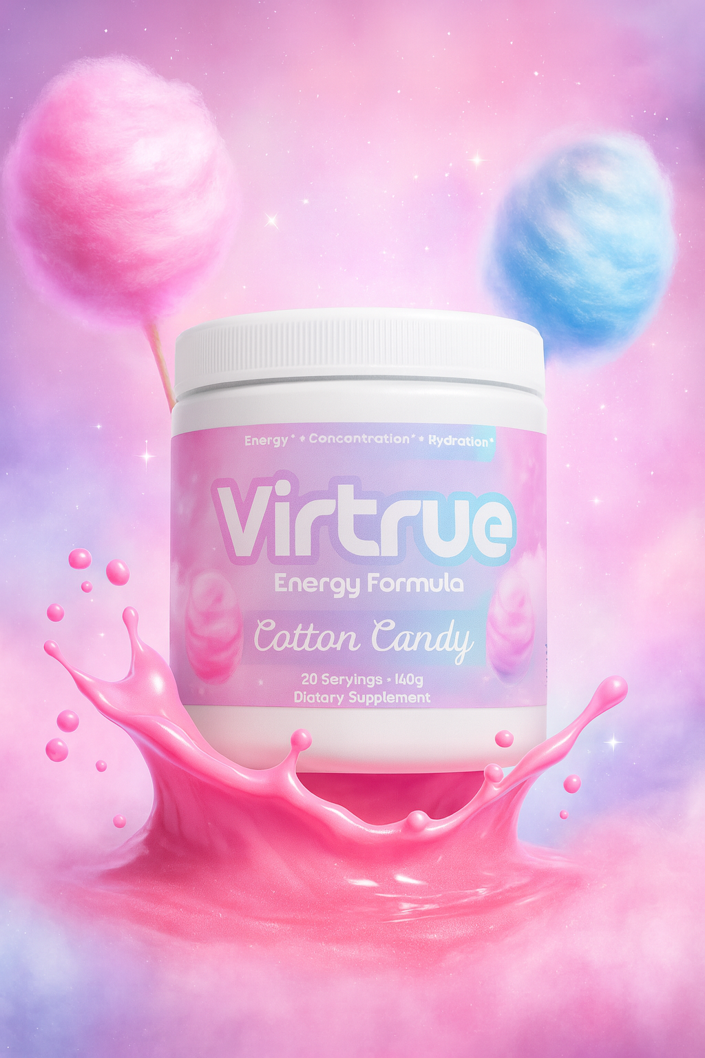Cotton Candy Pre-Workout | Sugar Free