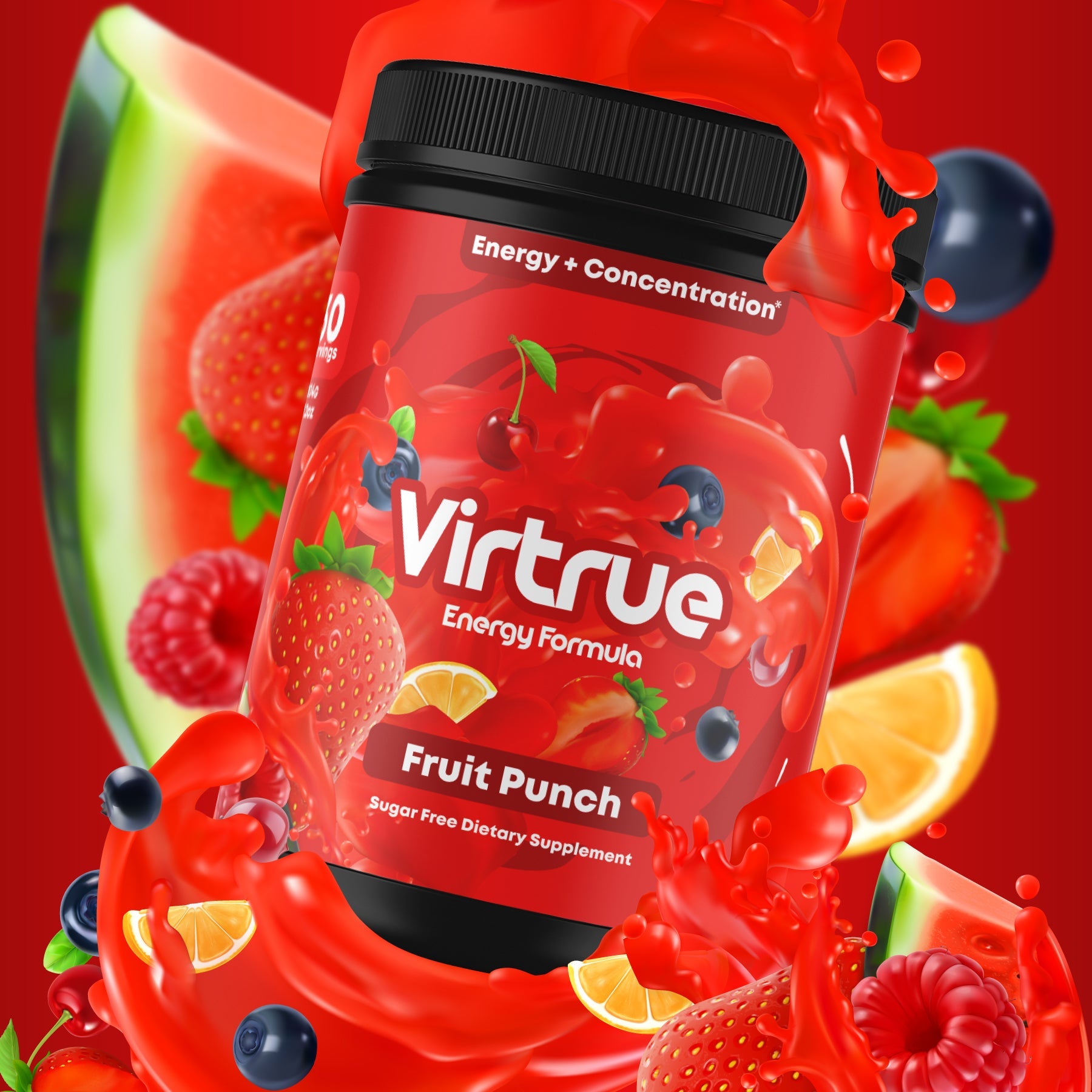 Fruit Punch Pre-Workout | Sugar Free