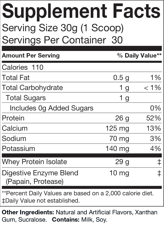Whey Vanilla Milkshake Protein Powder