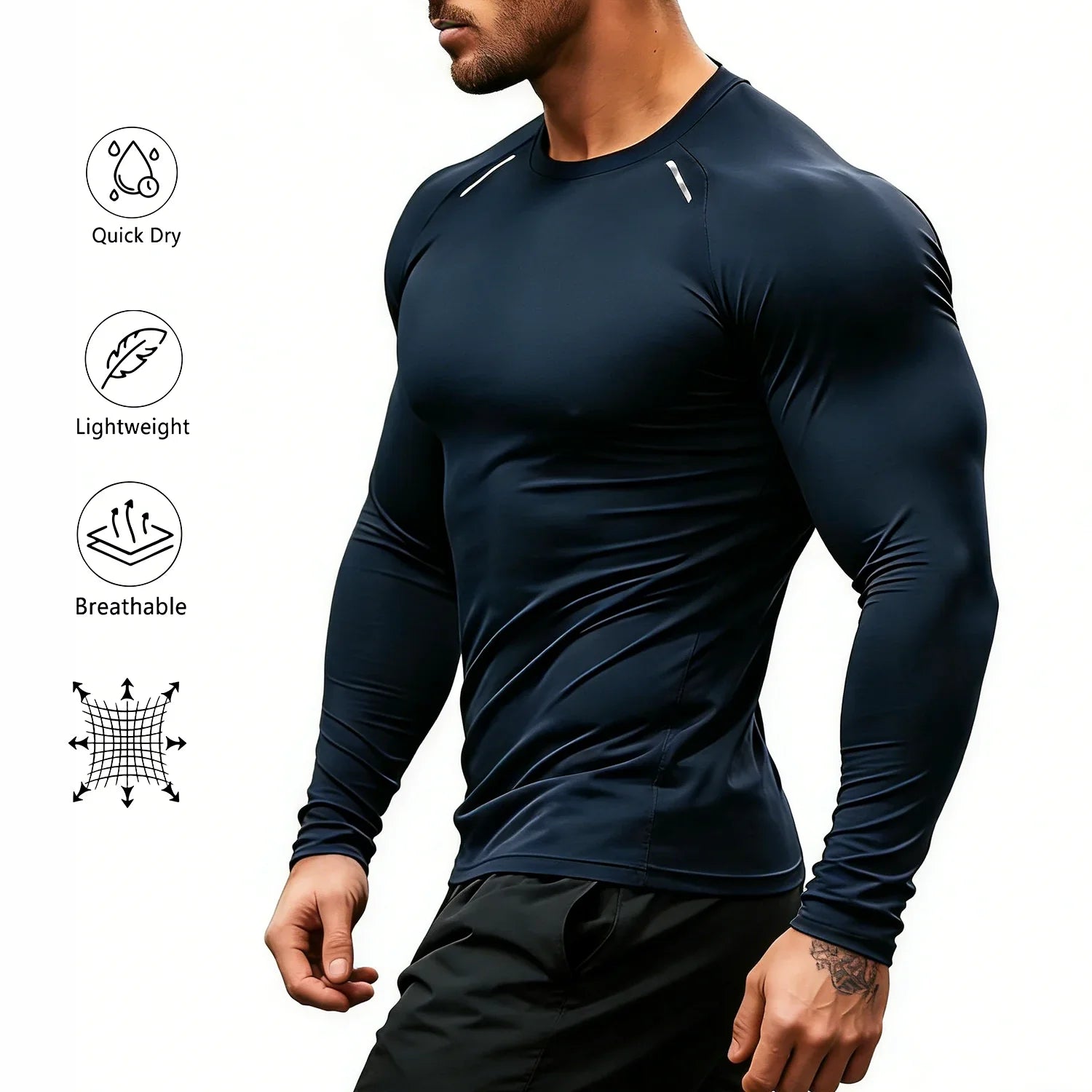 Men's Long Sleeve Compression Shirt