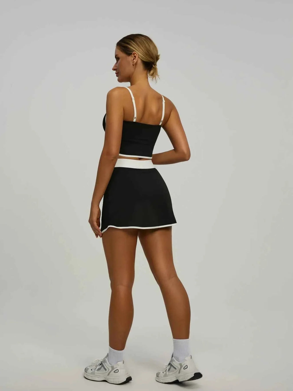 Padded Crop Top & Pocket Skort