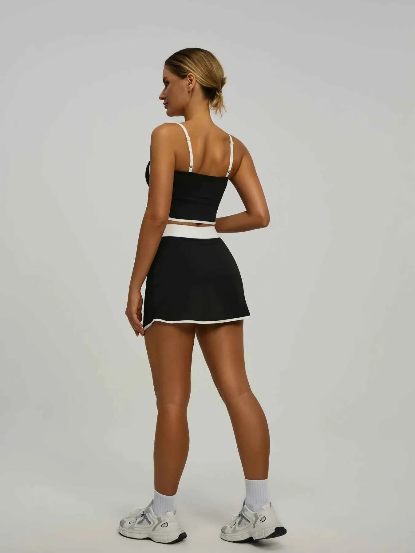 Padded Crop Top & Pocket Skort