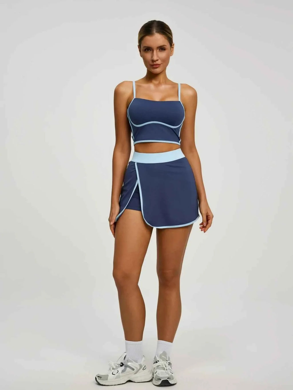 Padded Crop Top & Pocket Skort
