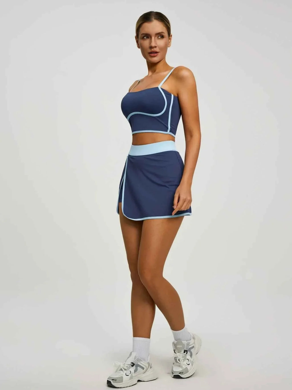 Padded Crop Top & Pocket Skort