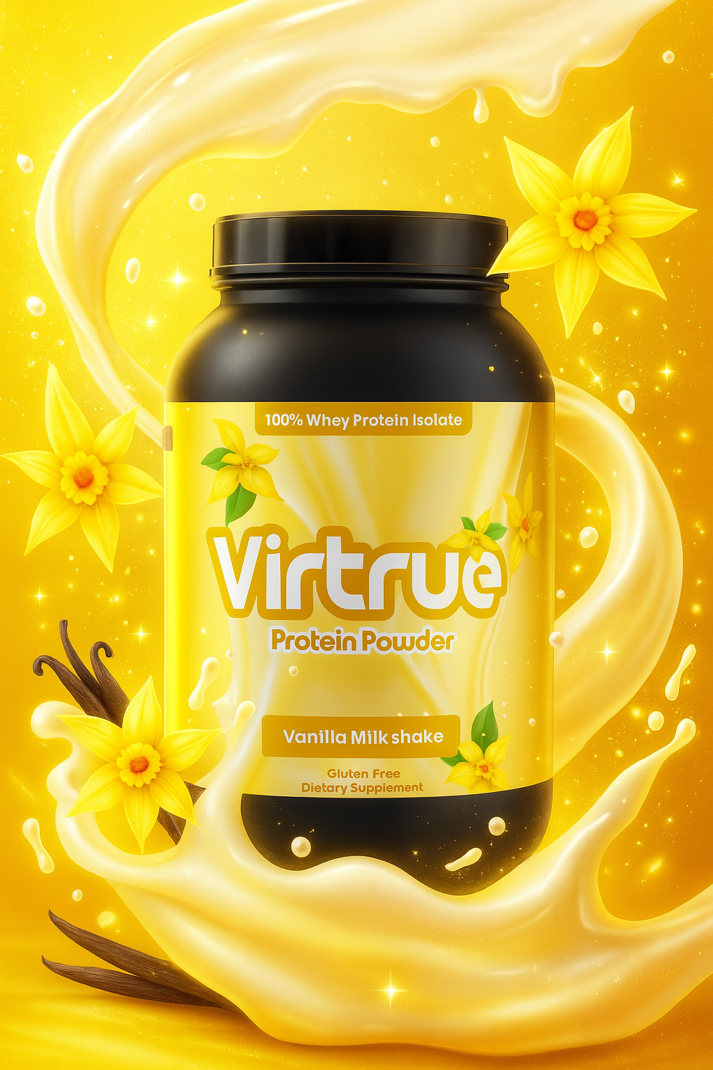 Whey Vanilla Milkshake Protein Powder