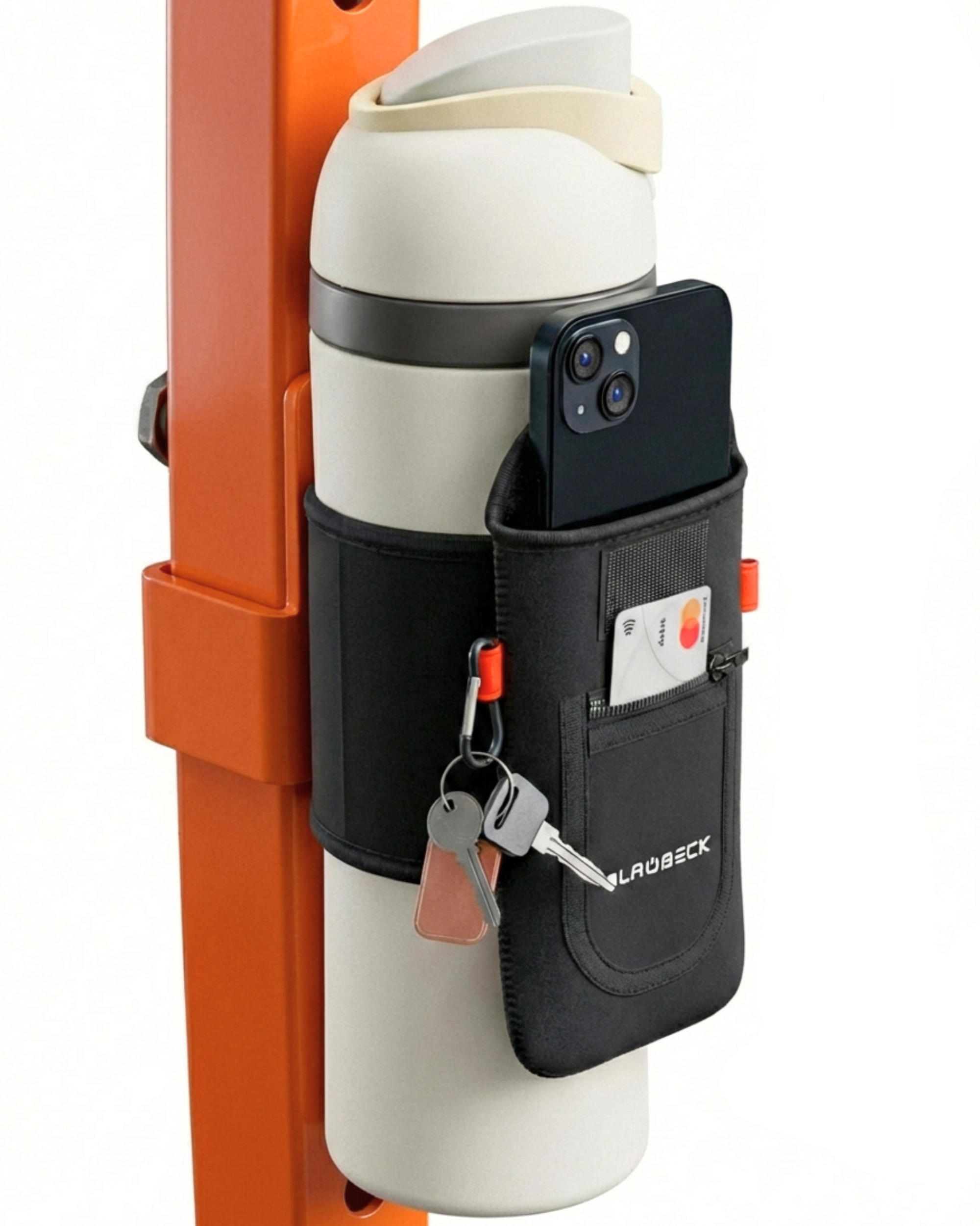 Magnetic Water Bottle Sleeve & Large Phone Holder